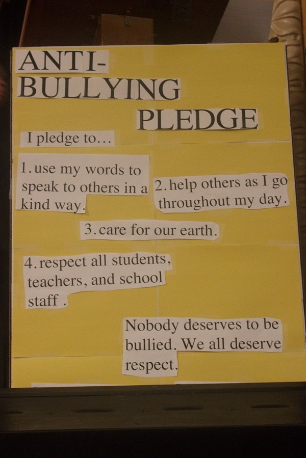DLEACS' anti- bullying pledge